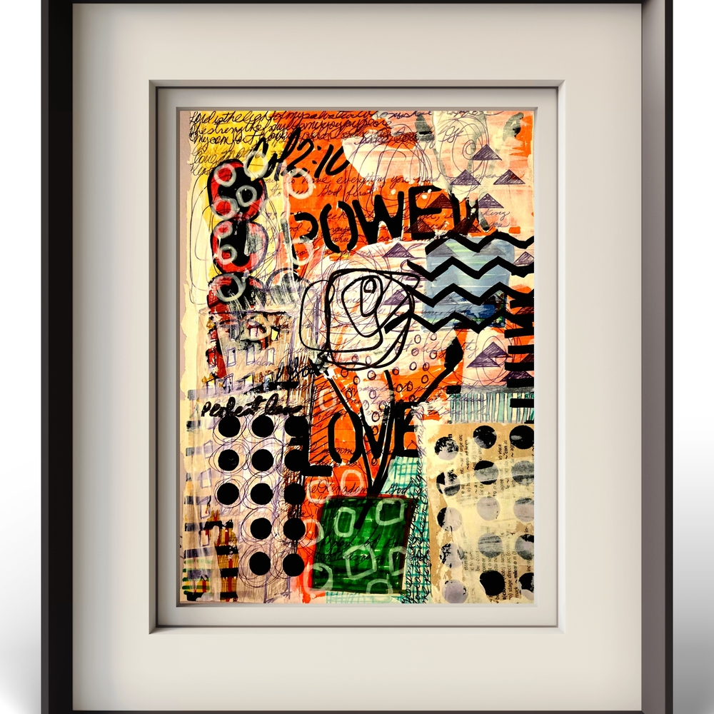 Col. 2:10 Religious Inspo Abstract Art - One of a Kind